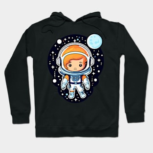 Astronaut Space Illustration Hoodie